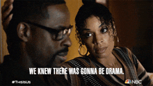 we knew there was gonna be drama randall pearson beth pearson sterling k brown susan kelechi watson