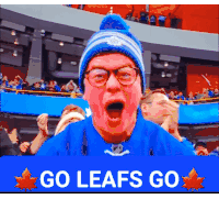 Go Leafs Go Maple Leafs Sticker
