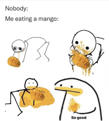 Mango Eating Meme Me When Eat Mango GIF - Mango Eating Meme Mango Eating GIFs