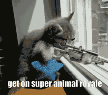 Super Animal Royale Cat GIF - Super Animal Royale Cat Sar GIFs