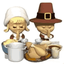 Thanksgiving Pilgrims GIF - Thanksgiving Pilgrims Pray GIFs