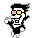 a pixel art of a person wearing sunglasses and a beard .