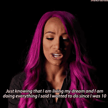 Sasha Banks Just Knowing That I Am Living My Dream GIF - Sasha Banks Just Knowing That I Am Living My Dream I Am Doing Everything I Said GIFs