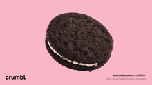 Crumbl Cookies Mallow Sandwich Featuring Oreo Cookie GIF - Crumbl Cookies Mallow Sandwich Featuring Oreo Cookie Cookies GIFs