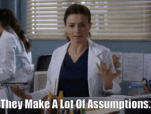 Greys Anatomy Amelia Shepherd GIF - Greys Anatomy Amelia Shepherd They Make A Lot Of Assumptions GIFs