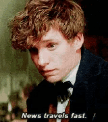 Fantastic Beasts Fantastic Beasts And Where To Find Them GIF - Fantastic Beasts Fantastic Beasts And Where To Find Them News Travels Fast GIFs