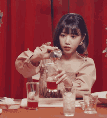 Kim Namjoo Cooking GIF - Kim Namjoo Cooking Drink GIFs
