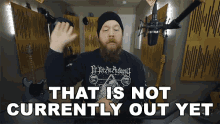 That Is Not Currently Out Yet Fluff GIF - That Is Not Currently Out Yet Fluff Riffs Beards And Gear GIFs