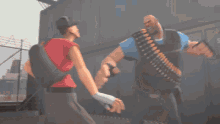 Team Fortress2 Scout Vs Heavy GIF - Team Fortress2 Scout Vs Heavy Meet The Scout GIFs