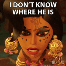 I Dont Know Where He Is Acat GIF - I Dont Know Where He Is Acat Goddess Of Tattoo GIFs