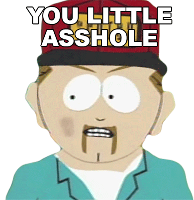 You Little Asshole Stuart Mccormick Sticker - You Little Asshole Stuart Mccormick South Park Stickers