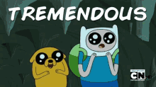 Tremendous GIF - Adventure Time Tremendous Jake GIFs