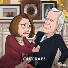 Oh Crap Now I Am Worried GIF - Oh Crap Now I Am Worried Our Cartoon President GIFs
