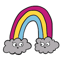 Rainbow Cute Sticker - Rainbow Cute Aircoiris Stickers