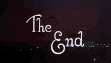 จบ The End GIF - จบ The End GIFs