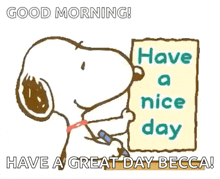 Snoopy Have A Nice Day GIF