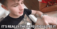 Its Really Therapeutic I Love It Adam Beales GIF - Its Really Therapeutic I Love It Adam Beales Adam B GIFs