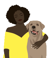 Black Women Love Dogs Black Dog Mom Sticker - Black Women Love Dogs Black Dog Mom Blackwomenlovedogs Stickers