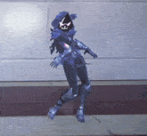 a video game character with the number 3 on their face is dancing