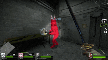 a screenshot of a video game shows a red monster with the name ovicente written on it