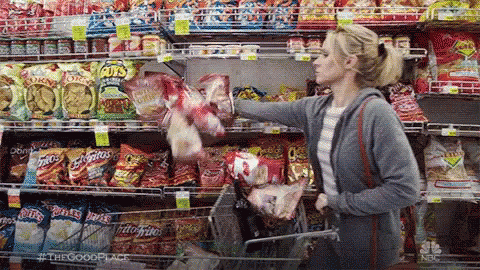Nbc The Good Place GIF - Nbc The Good Place Junk Food GIFs