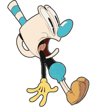 shocked mugman the cuphead show eyes widen startled