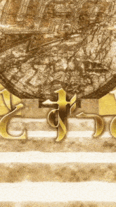 a close up of a sign that says ' t ' on it