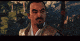 a video game screen shows a man with a beard and the words " and you are a slave to it "
