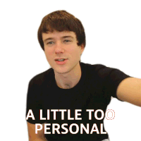 A Little Too Personal Alec Benjamin Sticker - A Little Too Personal Alec Benjamin Esquire Stickers