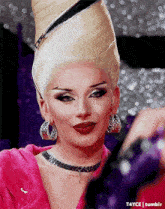 a close up of a woman 's face with t4yce tumblr in the bottom right corner
