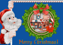 Merry Christmas Seasons Greetings GIF - Merry Christmas Seasons Greetings Santa Claus GIFs