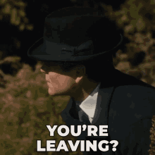 Youre Leaving William Murdoch GIF - Youre Leaving William Murdoch Murdoch Mysteries GIFs