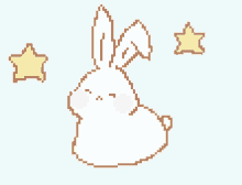 Bunny Star GIF - Bunny Star Pixel Art GIFs