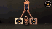 a cartoon of a woman holding a man 's hand between two boxes that say introverts