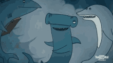 Stoned Sharks GIF - Key Of Awesome Stoned Sharks High GIFs