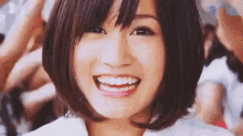 akb48 confetti girl japanese smile