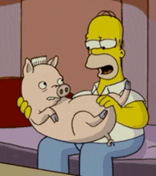 Homer Cerdo GIF - Homer Cerdo Quetecomo GIFs