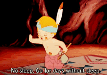 Sleep Insomnia GIF - Sleep Insomnia Peter Pan GIFs