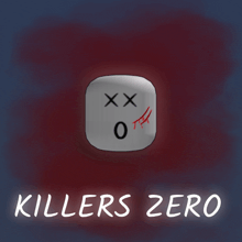 a poster for killers zero shows a dead face