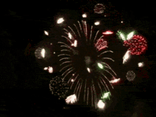 fireworks celebrate happy new year
