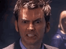 доктор кто злой злость гнев сердитый сердиться GIF - Doctor Who Dr Who David Tennant GIFs