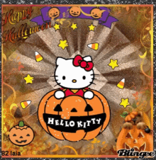 Happy Halloween Hello Kitty GIF - Happy Halloween Hello Kitty Glitter GIFs