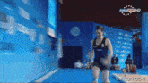 a gif from eurosport hd shows a female weightlifter