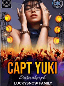 a poster for capt yuki by starmakerph