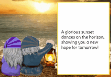 Gnome Sunset GIF - Gnome Sunset GIFs