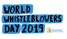 wwbd2019 transparency international whistleblowers blow the whistle corruption