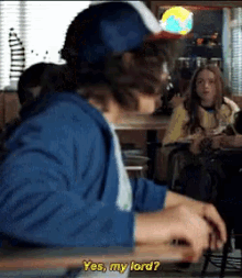 Dustin Yes My Lord GIF - Dustin Yes My Lord Stranger Things GIFs