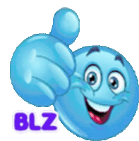 Blz Beleza Sticker - Blz Beleza Blz Azul Stickers