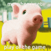 Overwatch Play Of The Game Winking Pig GIF - Overwatch Play Of The Game Winking Pig Overwatch GIFs