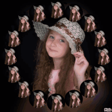 Girl Hat GIF - Girl Hat Spinning GIFs